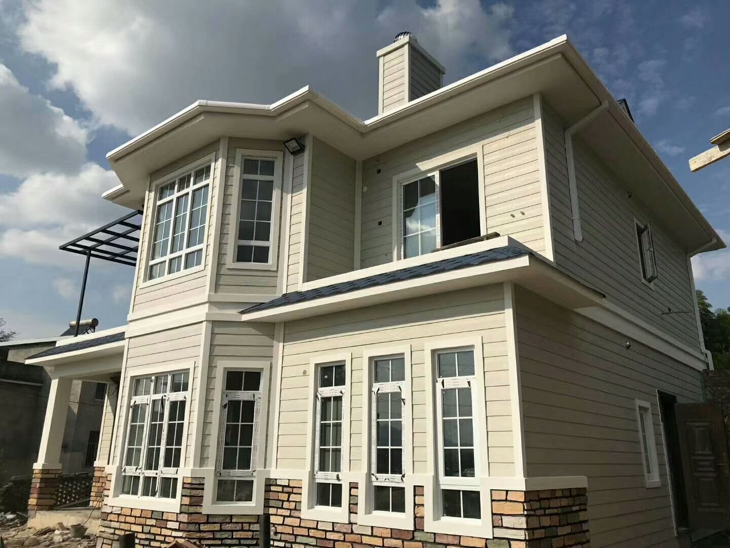 裝配式鋼結構建筑助力鄉(xiāng)村旅游&mdash;&mdash;合肥杜集鳥島景區(qū)仿古風格.